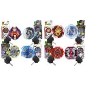 Kit 4 Beyblade Burst + 4 Lançadores Beyblade Burst Extreme Gyro