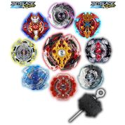 Kit 4 Beyblade Burst C/1 Lançador Rantaro Daigo Ken Hoji