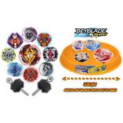 Arena Beyblade + 4 Beyblade Burst 2 Lançador Rantaro Daigo Ken Hoji