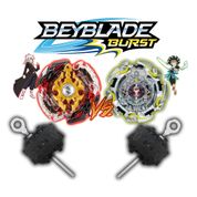 Kit 2 Beyblade Burst 2 Lançador Beyblade God Spriggan Chronos