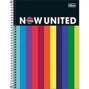 Caderno Now United Espiral 80fls Tilibra - Sortido