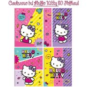 Caderno Hello Kitty Brochurinha 80 Folhas 1 Matéria - São Domingos