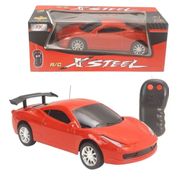 Carro Controle Remoto Xsteel F3 1:24 Vermelho - CKS Toys W3699-A9