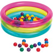 Piscina Inflável de Bolinhas Multi-Color - Intex 48674NP