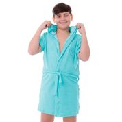 Roupão Infantil Cecí Moda Praia Azul