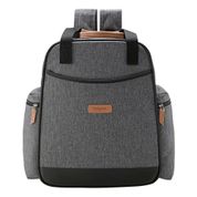 Mochila de Maternidade Pirulitando Baby Aconchego Cinza