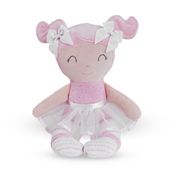 Bonequinha Pelúcia Menina Bailarina Bia Rosa - Zip Toys