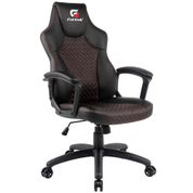 Cadeira Gamer Giratória Com Elevação a Gás Office Holt H01 Preto Vermelho - Fortrek