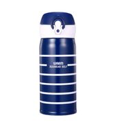 Garrafa Térmica Listras Marinho Escolar Vac Cup 350ml