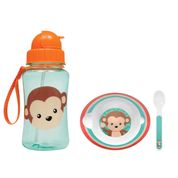 Kit Alimentação Animal Fun Macaco com 2 ítens Buba