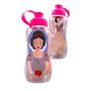 Garrafa Infantil 550ml tubo de gelo Escolar Branca de Neve