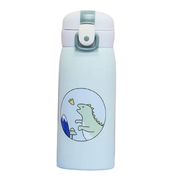 Garrafa Térmica Verde Escolar Infantil 350ml - Dino Vd