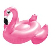 Boia Inflável Gigante Flamingo Rosa