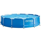 Piscina Armacao de Metal Galvanizado 6503 L (Bomba Filtro 127V) - Intex 28211