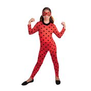 Fantasia - Ladybug - Vermelho - Novabrink - Tamanho P