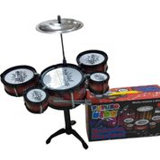 MINI BATERIA MUSICAL  5 Tambores CORES DIVERSAS