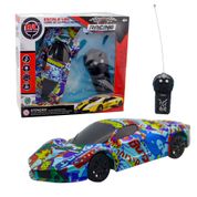 CARRO COM CONTROLE FUN 2F BRINQUEDOS CORES DIVERSAS