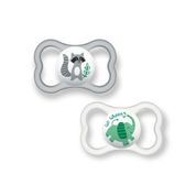 CHUPETA MAM AIR 6+ MESES TAMANHO 2 BICO SILICONE EMBALAGEM DUPLA COM ESCUDO EXTRA VENTILADO Cor:Neutra