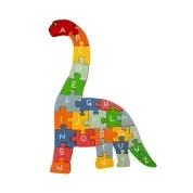 QUEBRA CABEÇA DINOSSAURO ALFABETO E NUMERAIS GRANDE