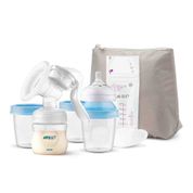 Kit de Amamentação Philips Avent Giftset SCF430/15 com Extrator Manual - 20 Peças