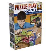 Puzzle Play Grow Gigante Mapa do Brasil 45 Peças