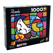 Quebra-Cabeça Grow Romero Britto Cat - 1000 Peças