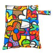 Saco Impermeável Grande Bolso Duplo Romero Britto