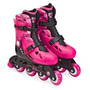 Patins 3 Rodas - 37/40 - Ajustável - Barbie - Fun