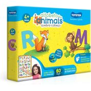 Qc Quadrao 60 Pc Alfabeto Dos Animais - Toyster 002489