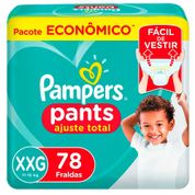 Fralda Calça Pampers Pants Tamanho XXG - 78 Unidades