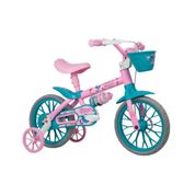 Bicicleta Aro 12 Charm Nathor Azul e Rosa