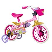 Bicicleta Aro 12 Princesas Nathor Rosa