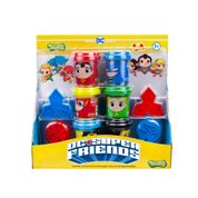 Kit Massinha Com 6 Potes E Moldes Superfriends Sunny