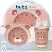 Kit Refeição Infantil Bambu Oncinha Buba