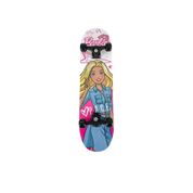 Skate Barbie com acessórios de segurança - Fun F00105