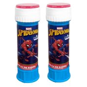 Kit 2 Tubos Bolhas de Sabão Homem Aranha com Jogo Original