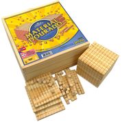 Material Dourado Completo 611 peças Caixa De Madeira