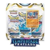 Pokemon Blister Triplo Espada e Escudo Tempestade Prateada