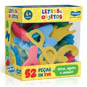 Brinquedo em E.V.A Letras, Objetos e Animais