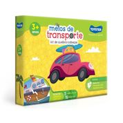Kit Quebra-Cabeça Meios de Transporte