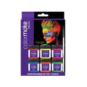 Conjunto De Pintura - Color Make – Tinta Facial Neon - Evora Indústria E Comércio Eireli