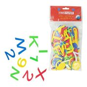 Kit 148 Peças De Adesivo De Eva De 4cm Numerais Educativo