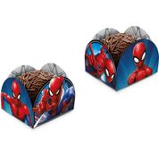 Porta Forminha Para Doces Homem Aranha Animação Festa Aniversário 50 Unidades