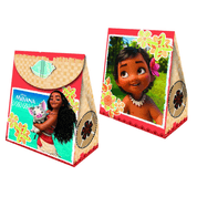 Caixa Surpresa Moana Para Lembrancinha Festa Aniversário 8 Unidades