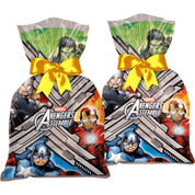 12 Sacolas Vingadores Saquinho Lembrancinha Surpresa Festa Aniversário