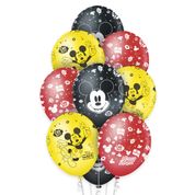 10 Bexigas Balão Mickey Mouse 12'' Premium Festa Aniversário