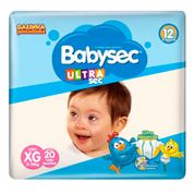 Fralda Babysec UltraSec Galinha Pintadinha XG - 20 Unidades