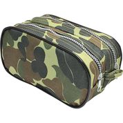 ESTOJO NYLON RETANGULAR DUPLO CAMUFLADO