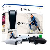 Console PlayStation 5 Standard Edition + FIFA 23 e Dualsense Preto