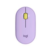 Mouse Sem Fio Logitech Pebble M350 Bluetooth Lilás Lemonade 1000 DPI - 910-006659